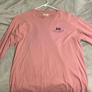 pink long sleeve tee